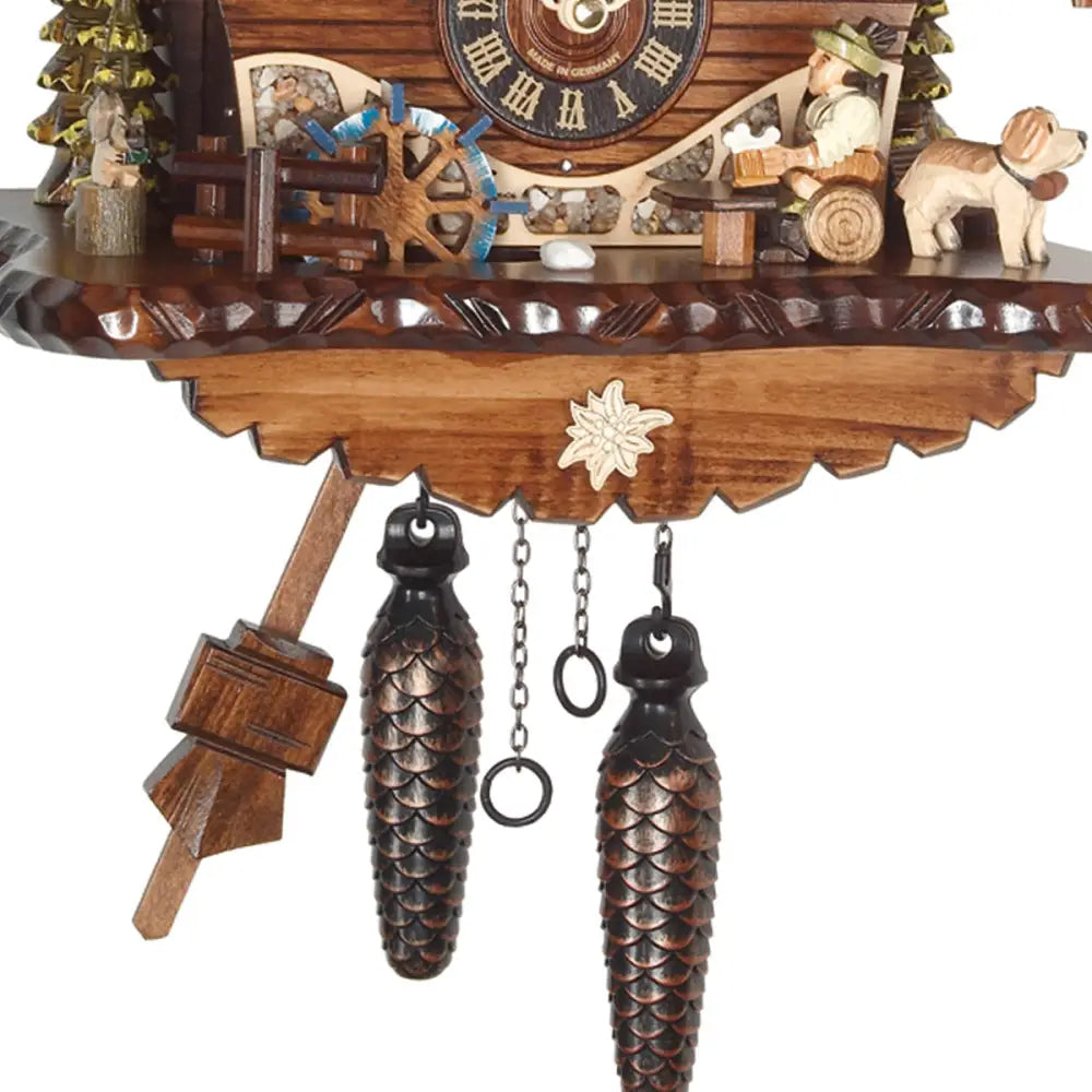 Quartz Cuckoo Clock Chalet with Music and Dancing Couple