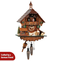 Quartz Cuckoo Clock with Music and Dancing Couple