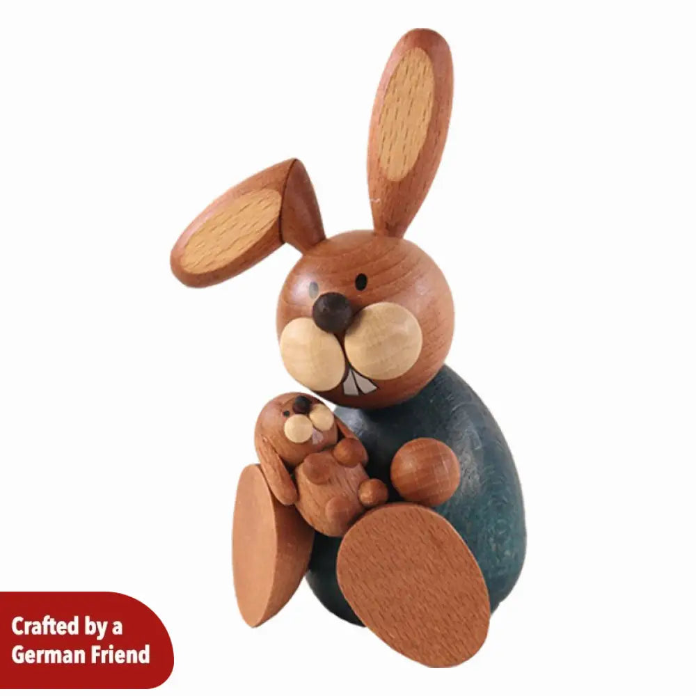 Rabbit father with child