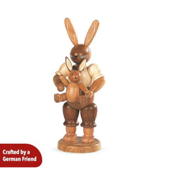 Rabbit Father With Child Natural