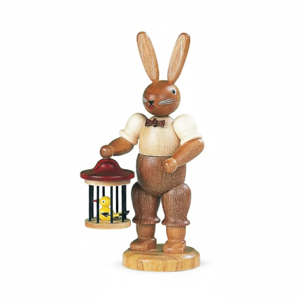 Rabbit with Bird Natural – Official Steinbach Nutcracker® Shop