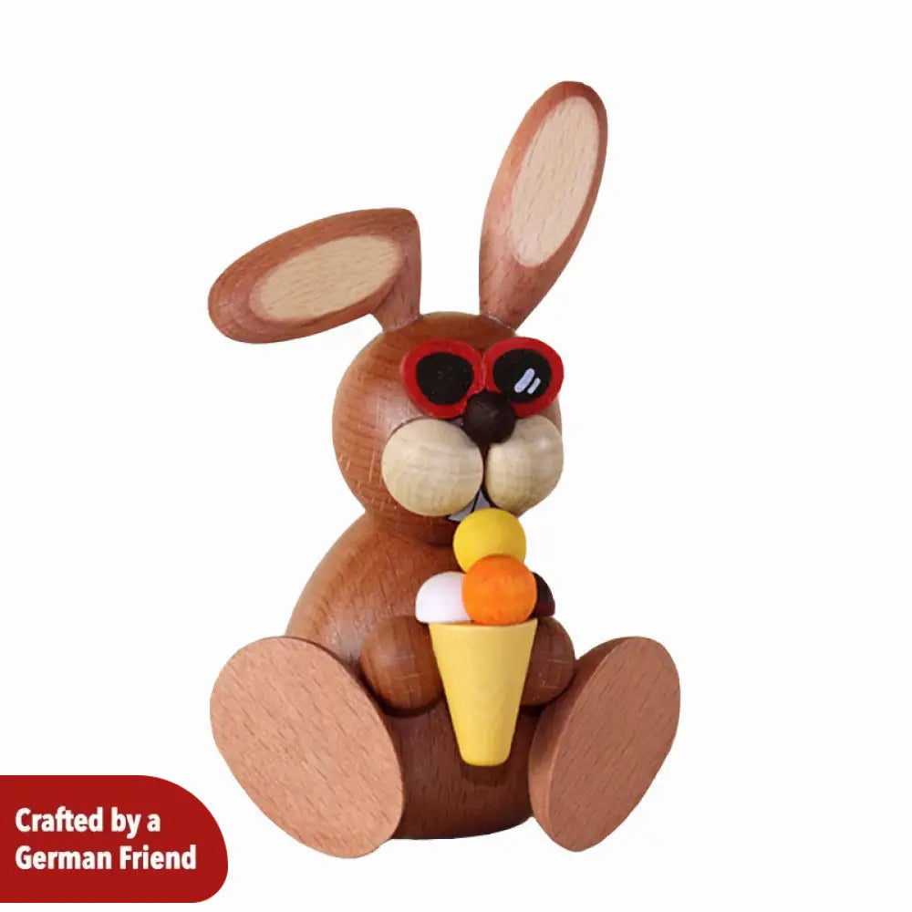 Rabbit with icecream