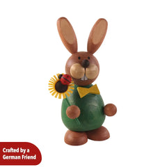 Rabbit with sunflower