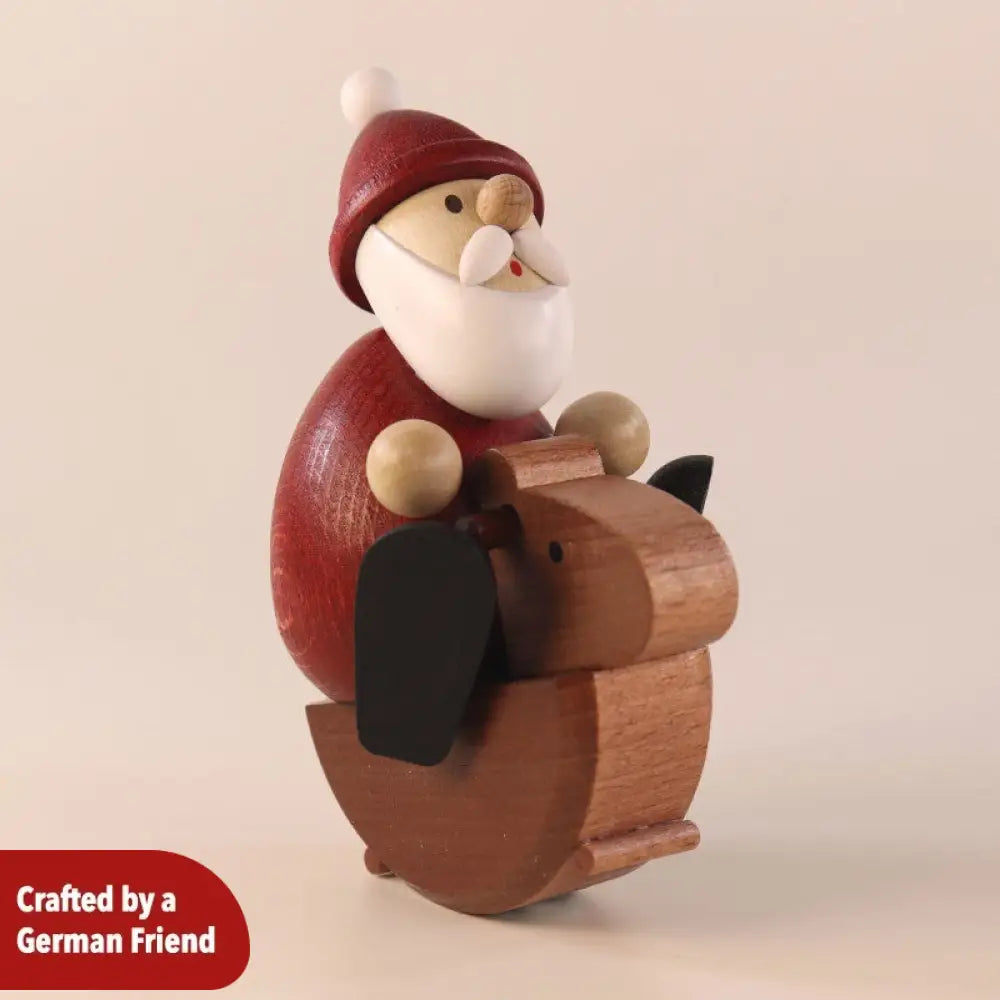 Santa On A Rocking Horse