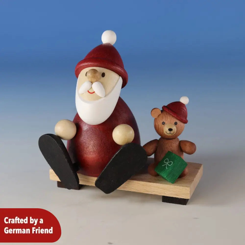Santa Sits With Teddy