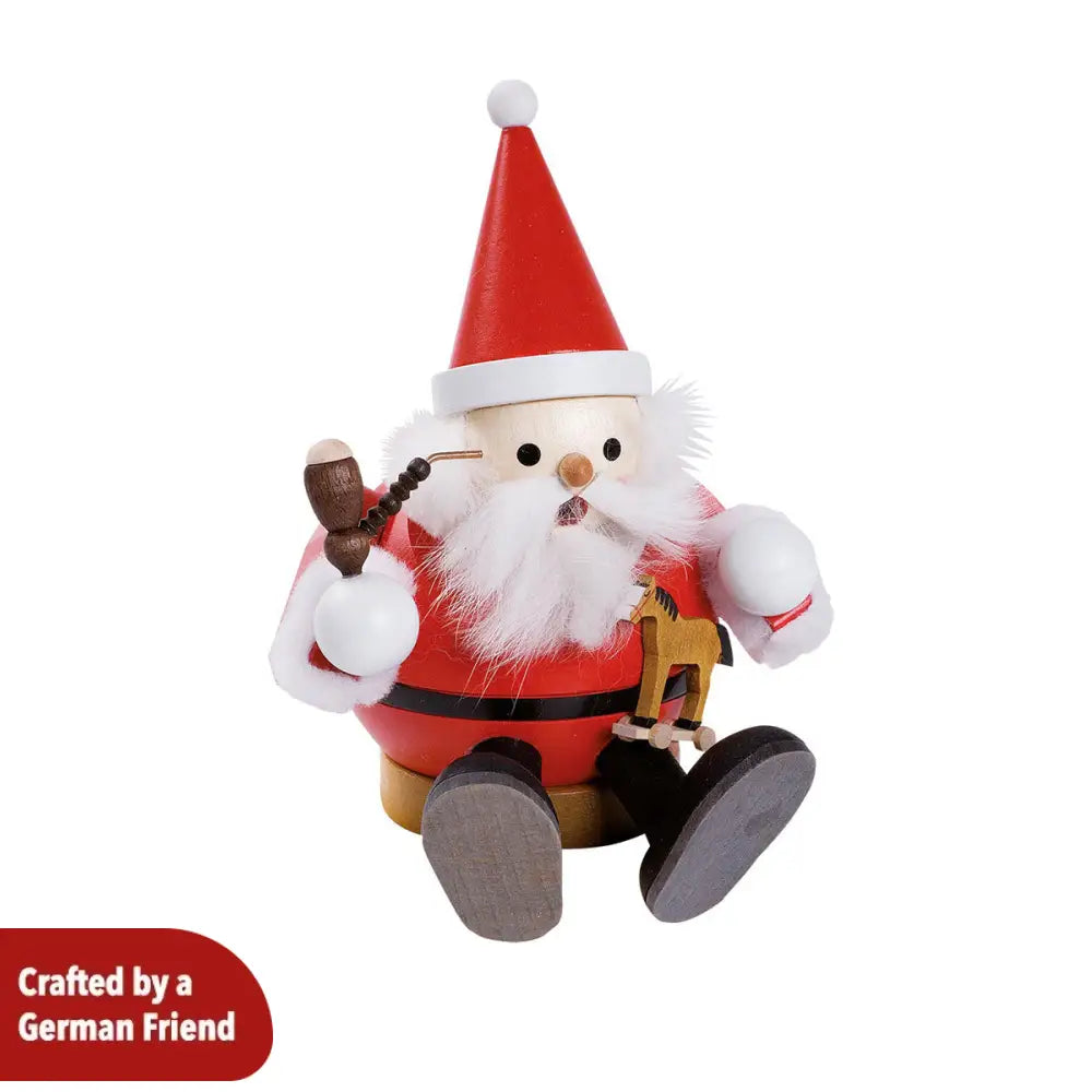 Sitting Smoker Santa Claus