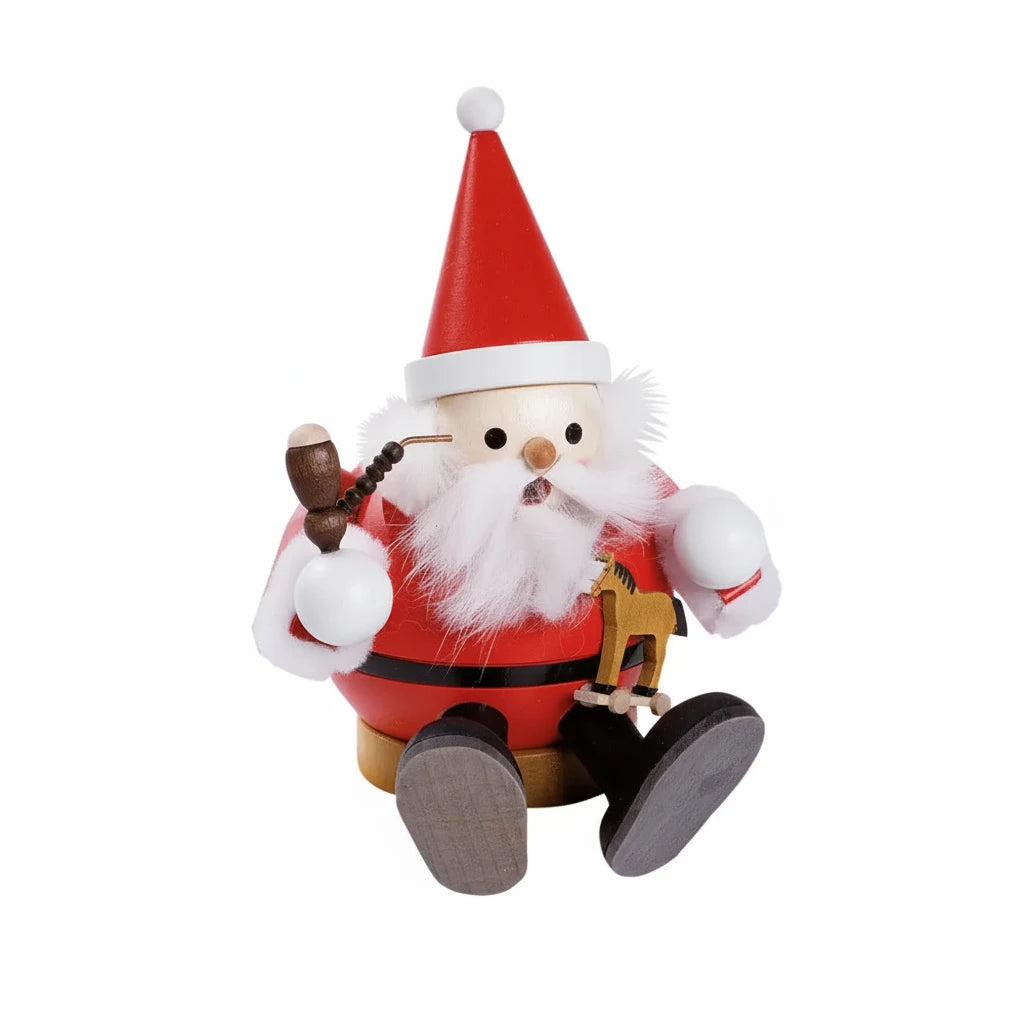 Sitting Smoker Santa Claus
