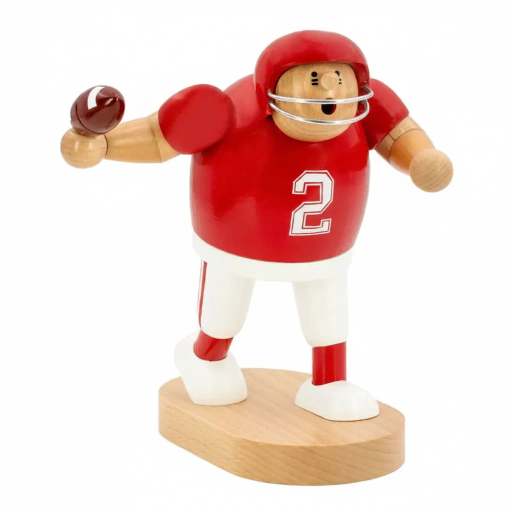 Smoker Football Player Red