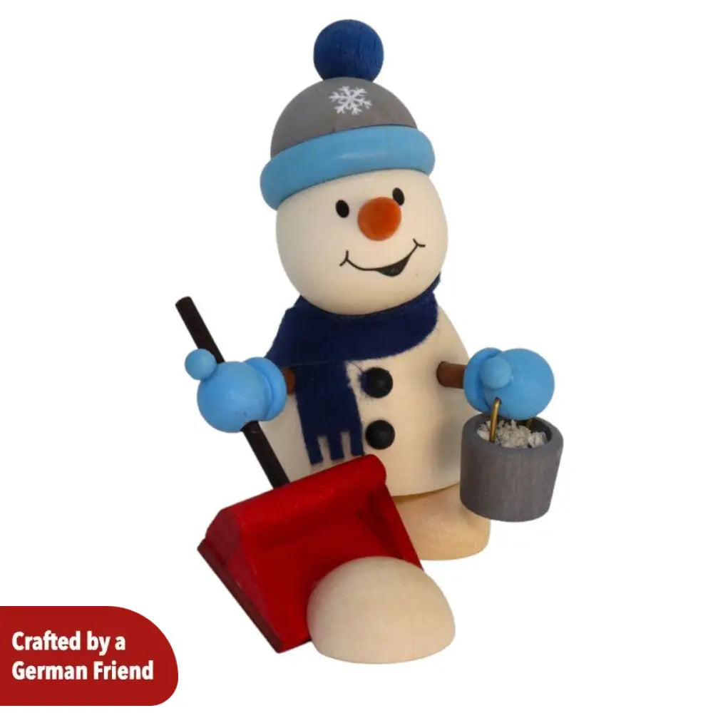 Snowman with Snow Shovel