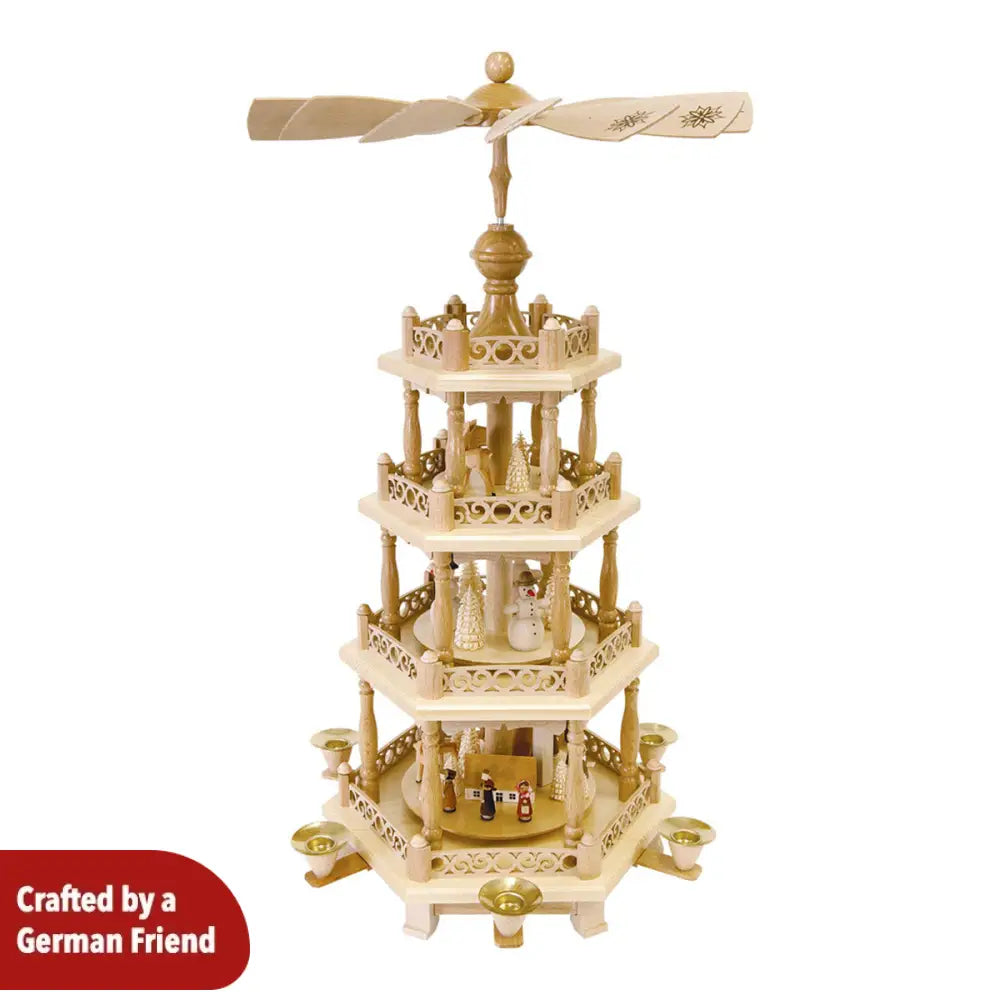 Three-level-Pyramid – Snowmen natural