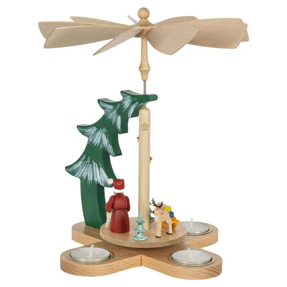 Tree Pyramid – Santa Claus with reindeer