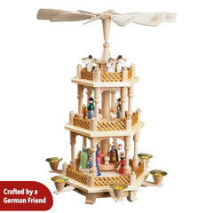 Two-level-Pyramid – Nativity Scene colorful