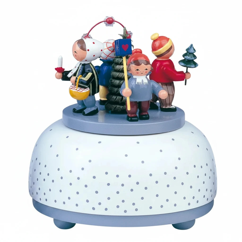 Winter Children Music Box