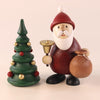 Santa with bell and tree