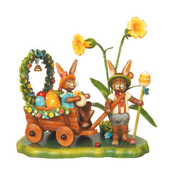 Bunnies on a spring meadow