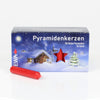 Pyramid candle red