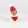 Clumsy Mini Valentine with wooden beanie and big bobble