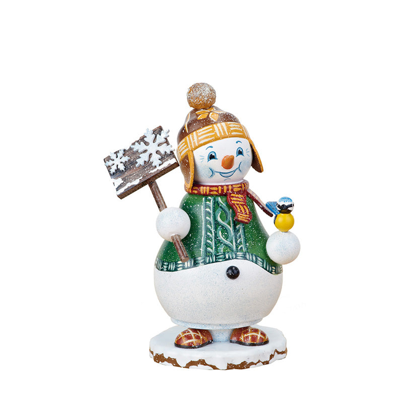 Smoker Gnome - Snowman with snow shovel